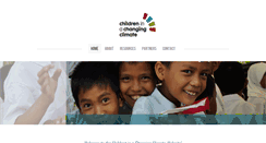 Desktop Screenshot of childreninachangingclimate.org