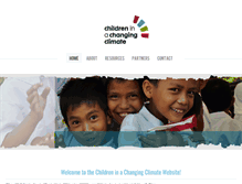 Tablet Screenshot of childreninachangingclimate.org